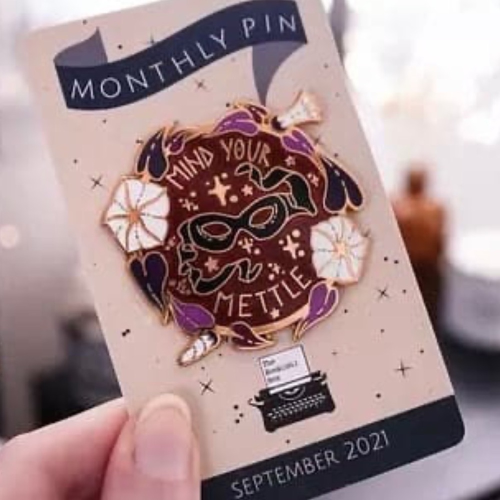 DEFY THE NIGHT INSPIRED:
MIND YOUR METTLE ENAMEL
PIN